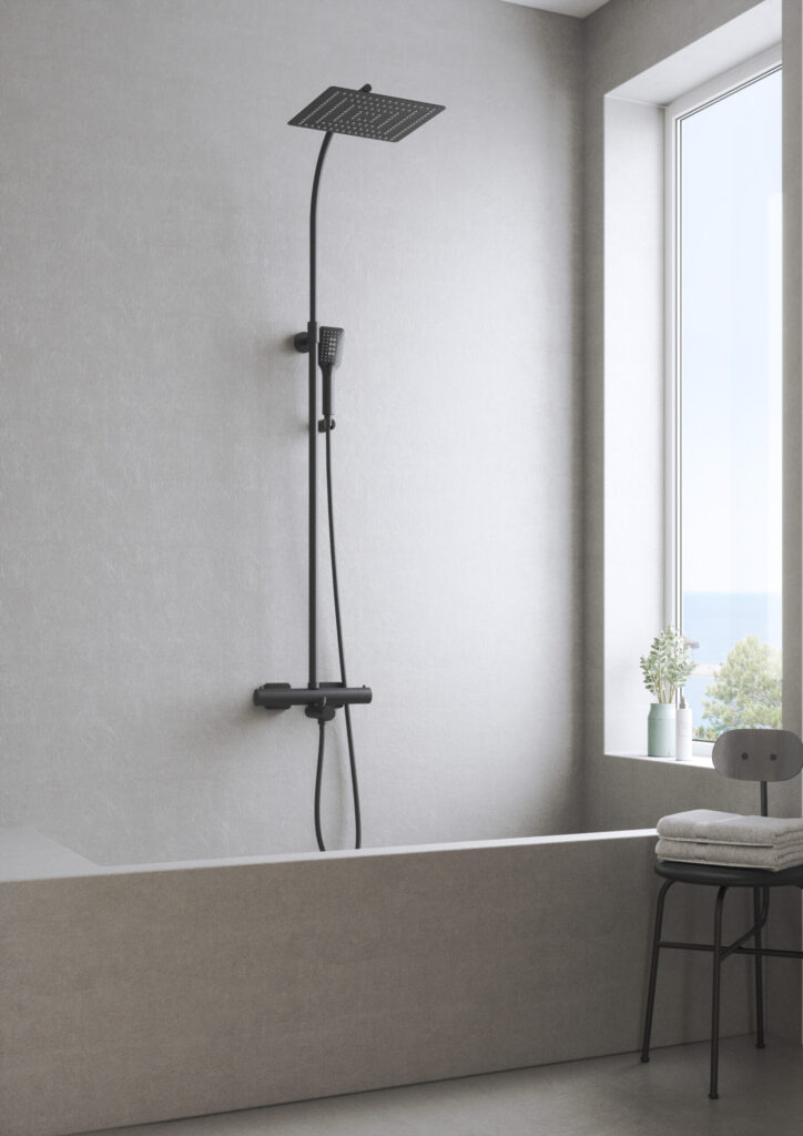 columna baño ducha termostatica