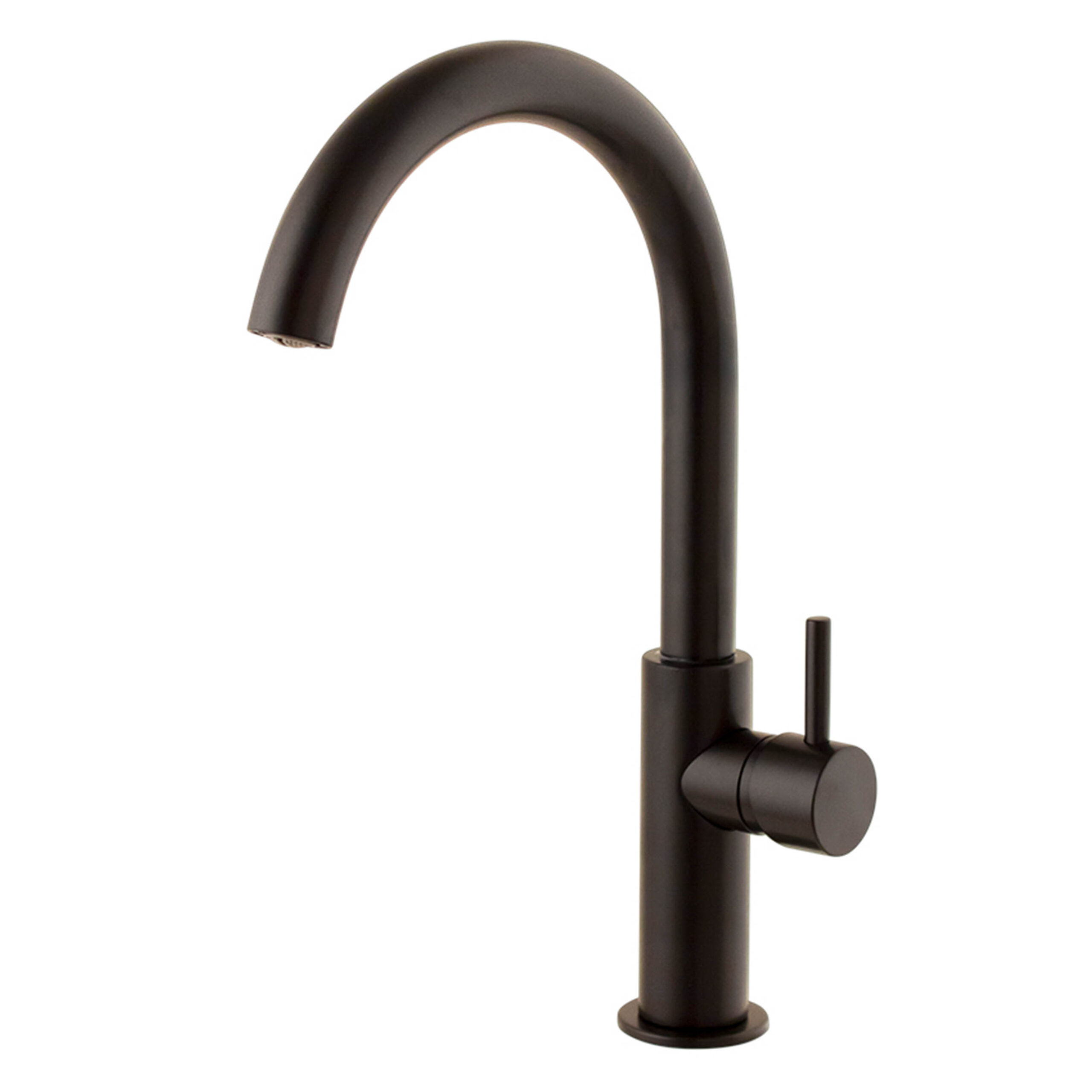 griferia cuello cisne gun cepillado PVD