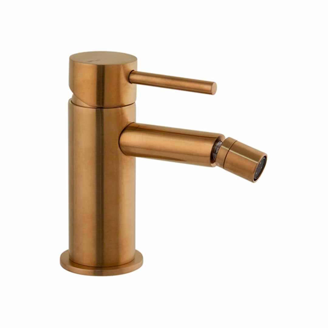 monomando bide cobre cepillado