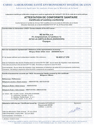 Certificado ACS