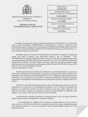 Certificado Taino y Samana