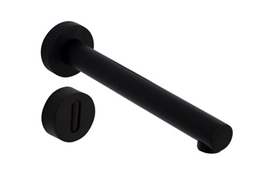 Bica parede sensor, 2 águas preto mate
