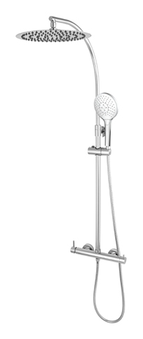 Ensemble douche télescopique céramiq.