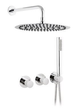 Esemble douche encas.2 vo.hori. c.progr.