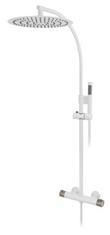 Columna extensible tubo redondo termost.