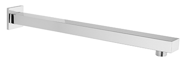 Brazo ducha pared recto cuadrado