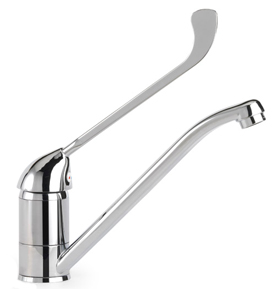 Single lever sink tabletop ceramic