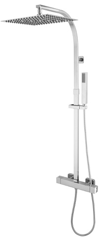 Columna extensible cuadrada termost.