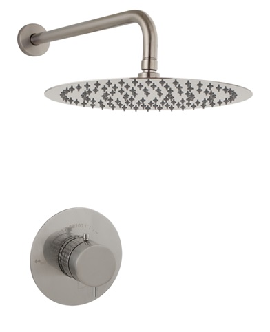 Shower set 1 way rough-in valve thermost