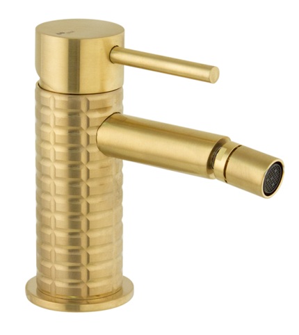 Dekorierter bidet-einhebelmisch keramik