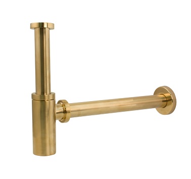 Siphon lavabo minimaliste laiton 1\