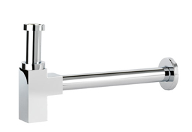 Siphon lavabo carrée laiton 1\