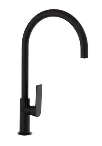 Single lever sink high spout energy