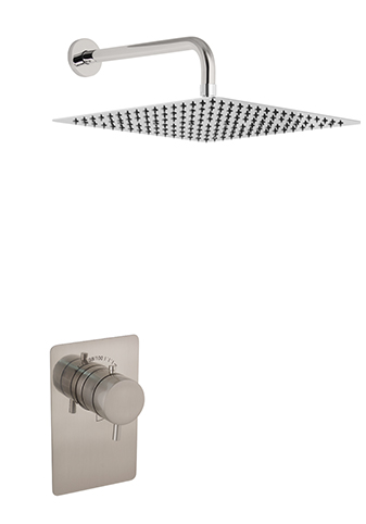 Shower set 1 way rough-in valve thermost