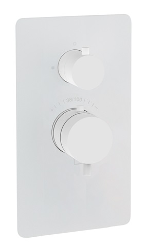 Trim thermostatic shower solid