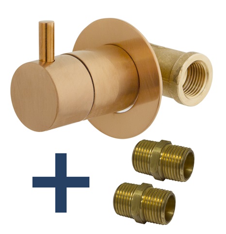 Robinet d\'arrêt encastrable 1/2 tête