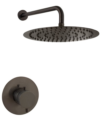 Shower set 1 way rough-in valve thermost