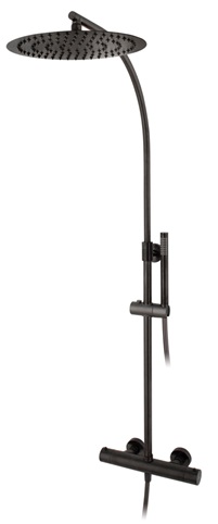 Columna extensible tubo redondo termost.