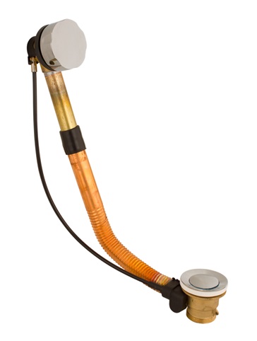 Desague automatico bañera latón 45-55 cm