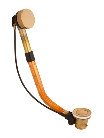 Desague automatico bañera latón 45-55 cm