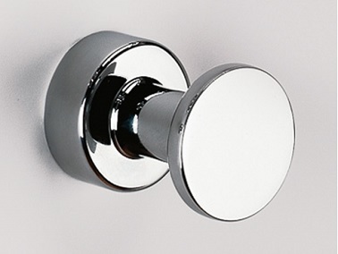 Percha sencilla mod. mini latón, cromo
