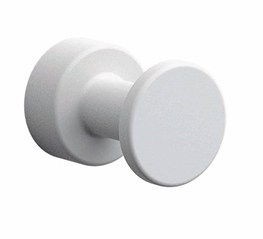Percha sencilla mod. mini, blanco mate