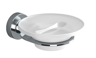 Wall soap dish mini model, chrome