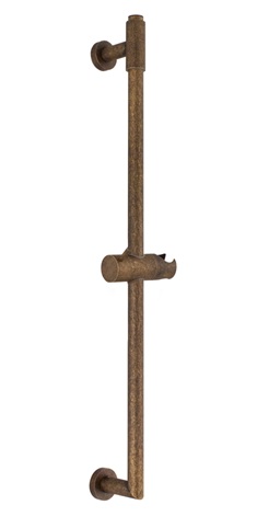 Barra ducha latón 60 cm. con soporte