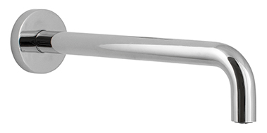 Spout for build in wall lavatory & bath