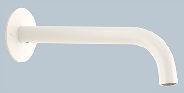 Spout for build in wall lavatory & bath