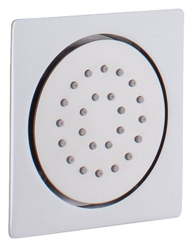 Jet cuadrado 125x125 mm. empotrado,