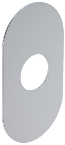 Plafon ovalado completo de 200x100x2mm