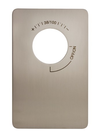 Plafon rectangular completo termostático