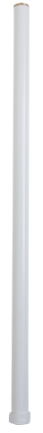 Tubo columna ducha, recto ø24x620mm