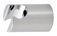 ABS SHOWER-HOLDER ROUND, SATIN NICKEL
