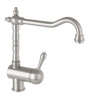 MÉLANGEUR ÉVIER BEC TUBE 26MM TÊTE