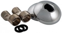 3/4-1/2 SET BRASS ECCENTRICS CHROME