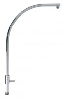 TUBO DUCHA REDONDO CURVO (CURVA R250MM.)